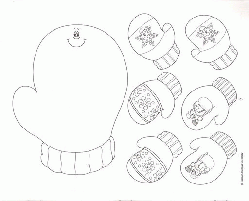 Skarpety świąteczne kolorowanki